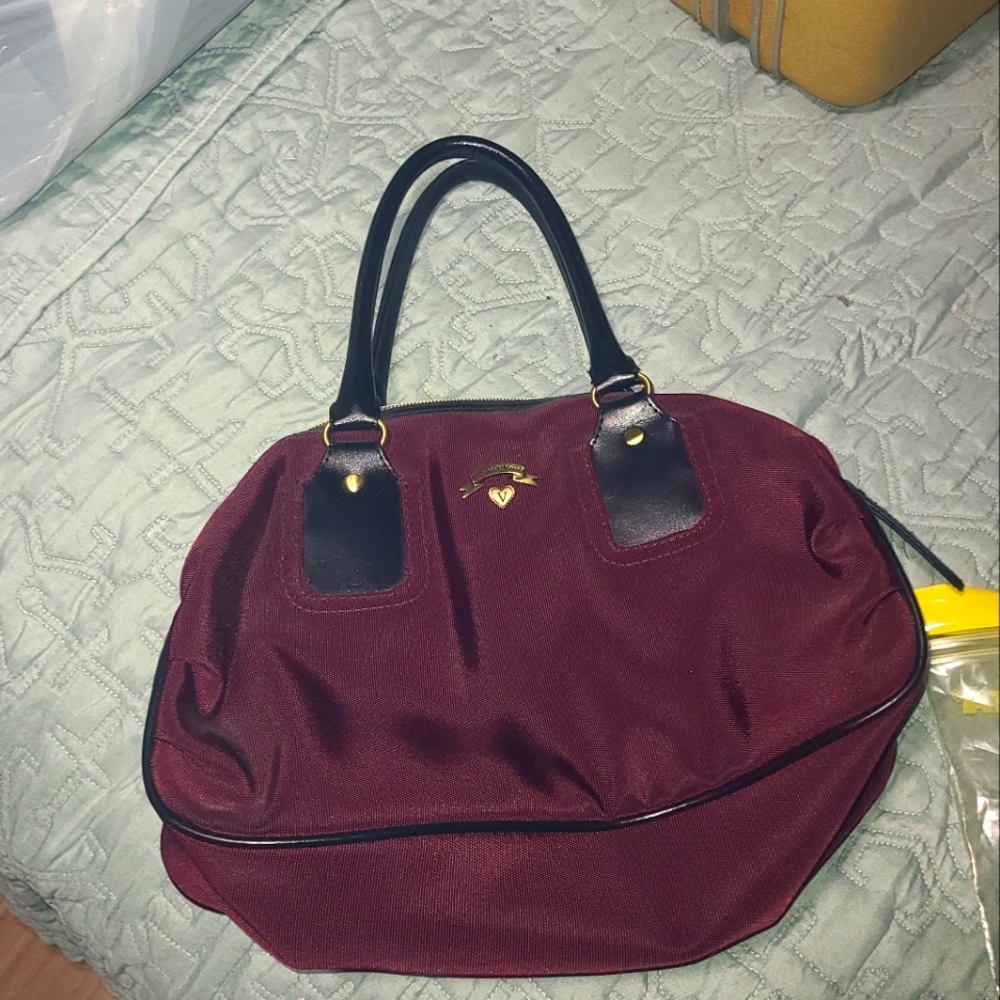 Victoria secret burgundy bag